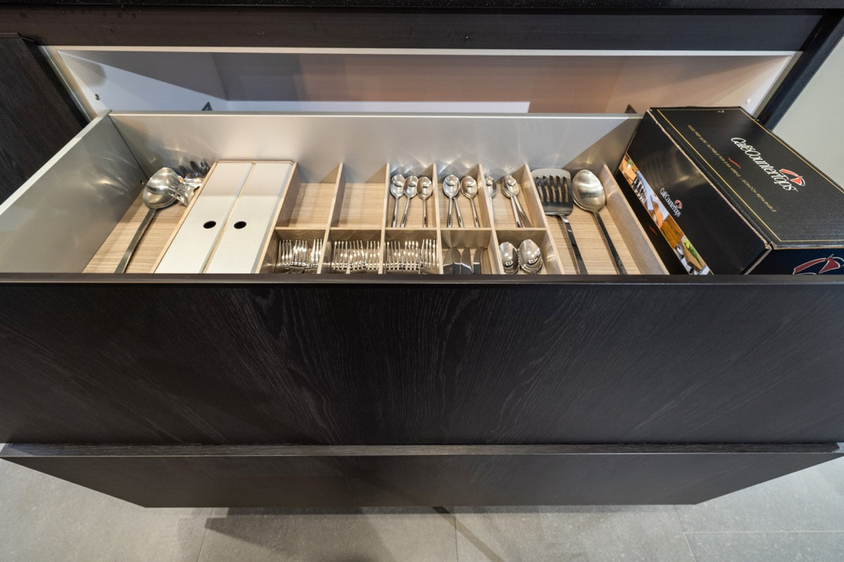 SieMatic Modern Black Kitchen with Island & Miele Appliances | photo 16