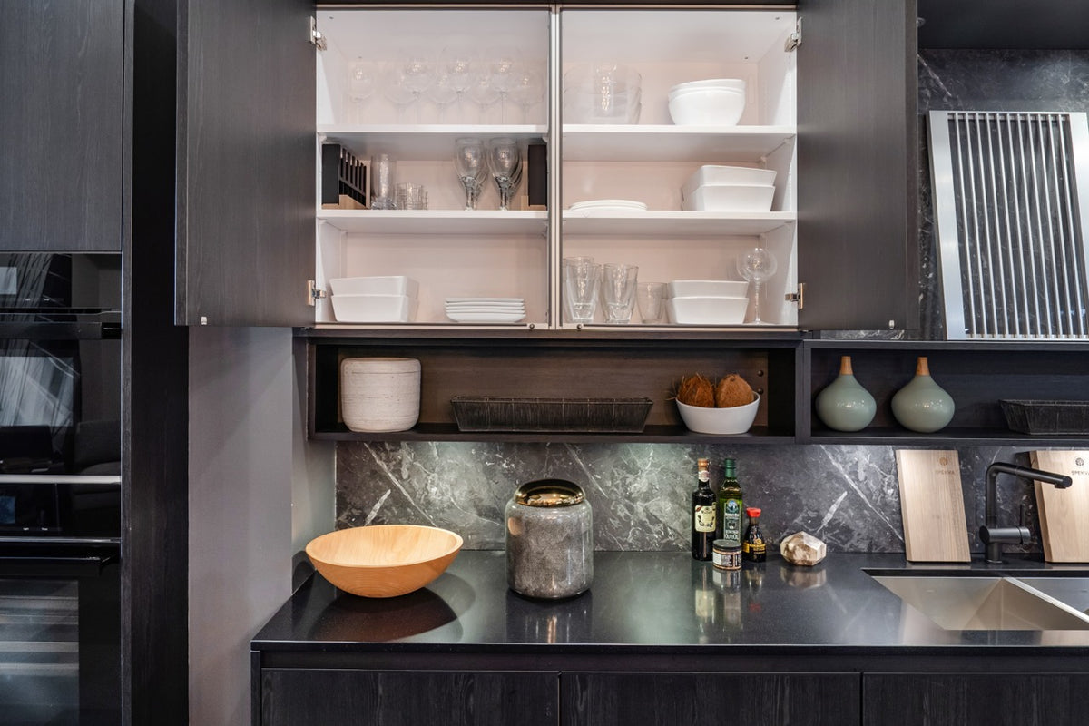 SieMatic Modern Black Kitchen with Island & Miele Appliances | photo 27
