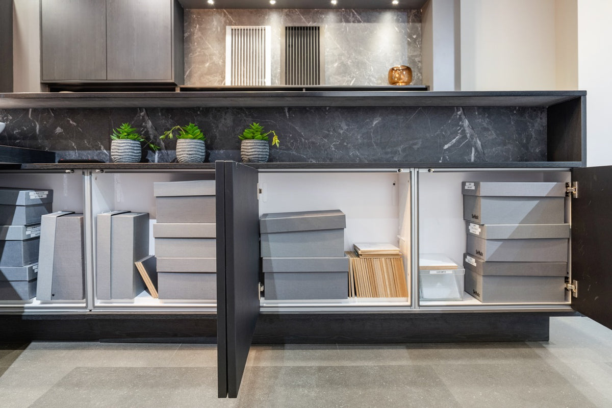 SieMatic Modern Black Kitchen with Island & Miele Appliances | photo 30