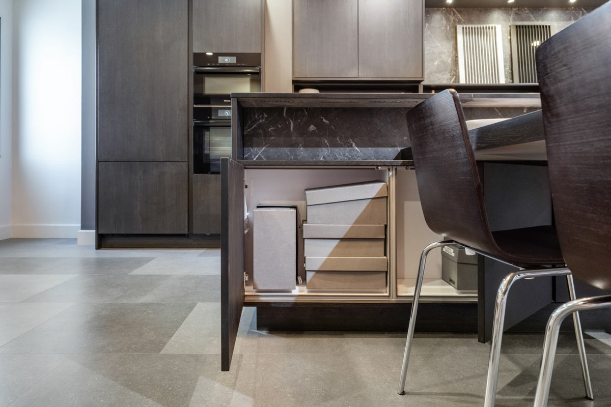 SieMatic Modern Black Kitchen with Island & Miele Appliances | photo 32