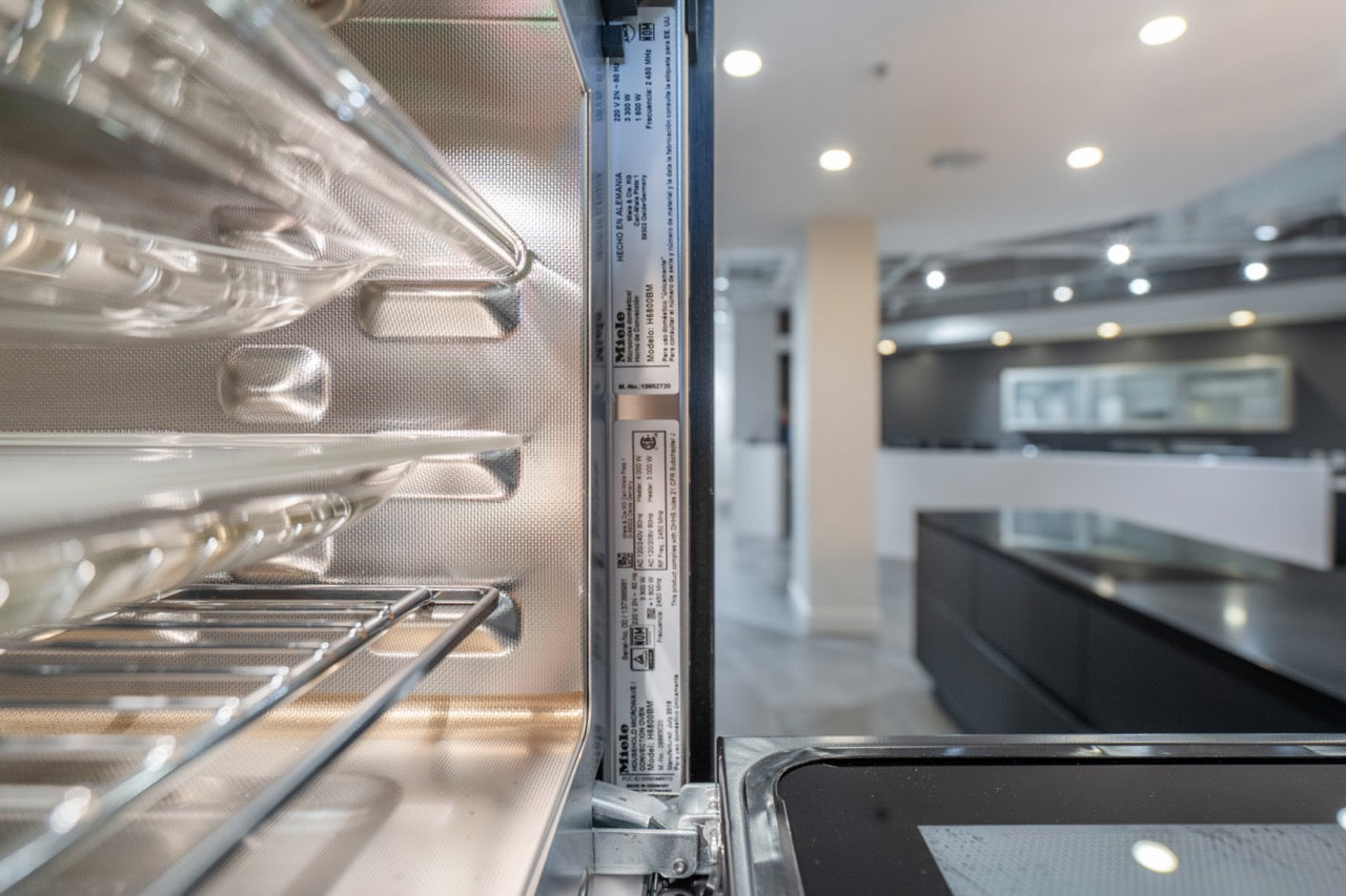 SieMatic Modern Black Kitchen with Island & Miele Appliances