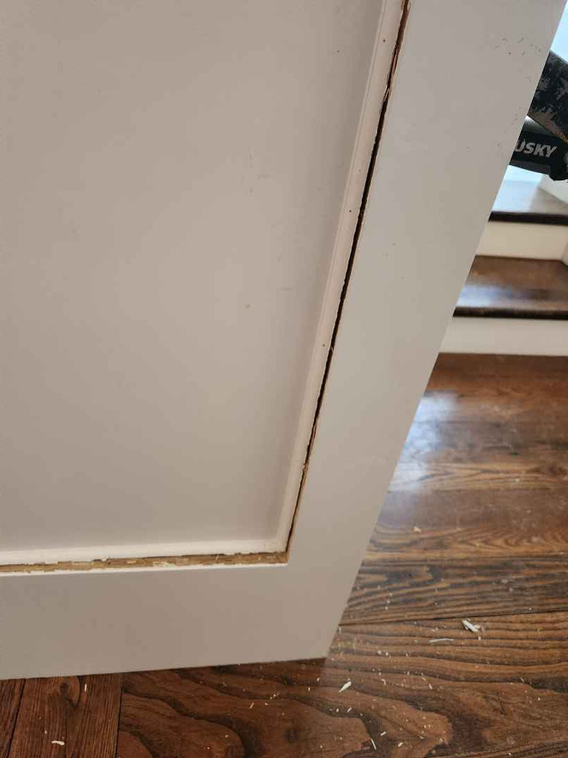 Christopher Peacock Transitional White Butler's Pantry with Marble Countertops
