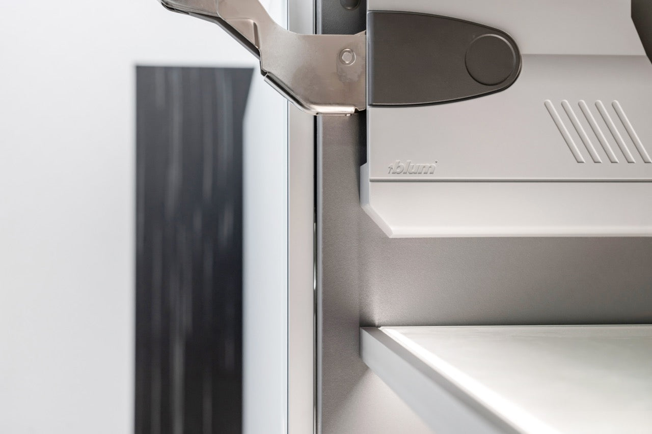eggersmann Vancouver Wood Veneer Modern Kitchen with Waterfall Island & Miele Appliances