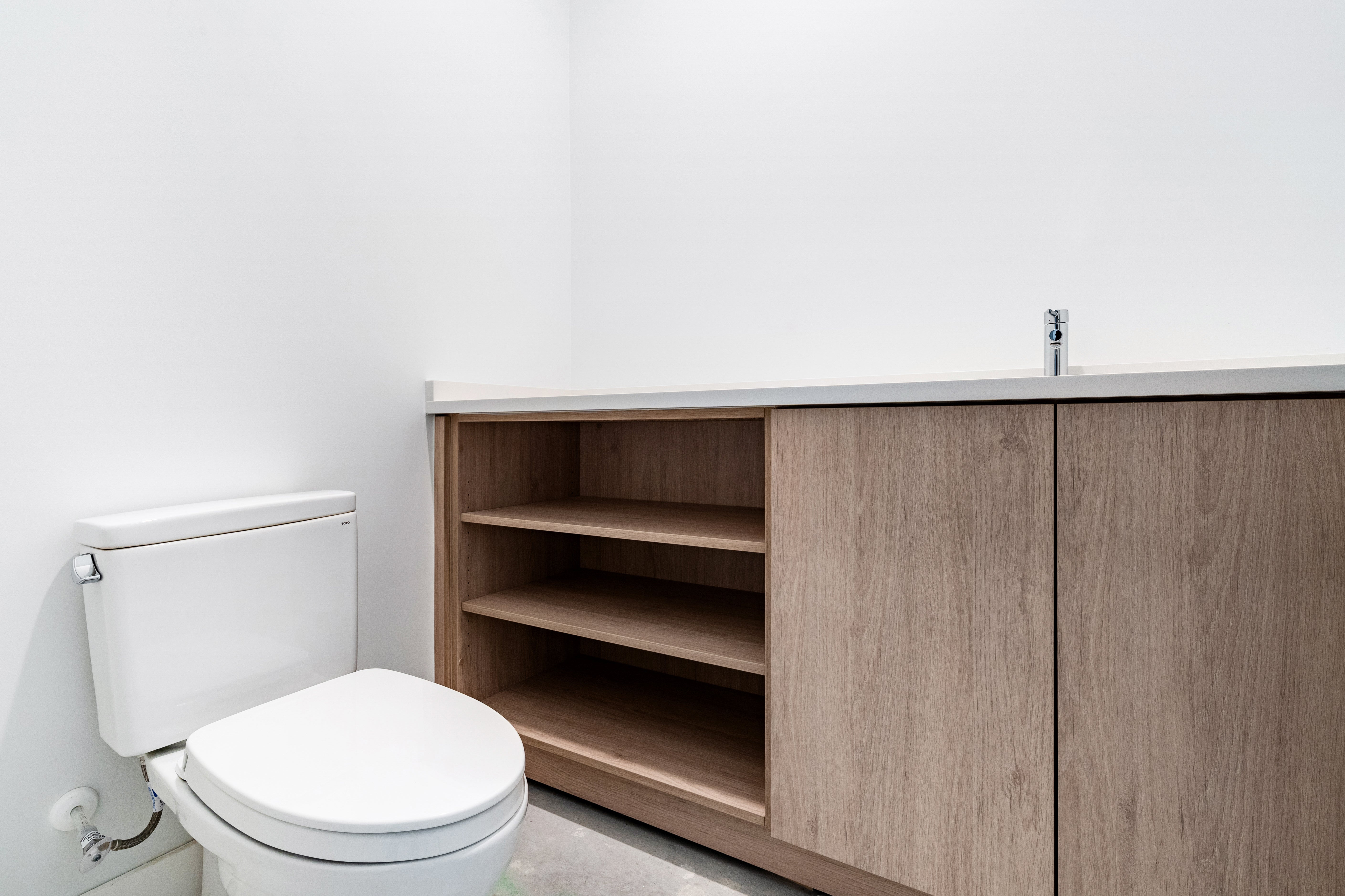 Premium organic modern 66 inch wood grain vanity for spacious master baths
