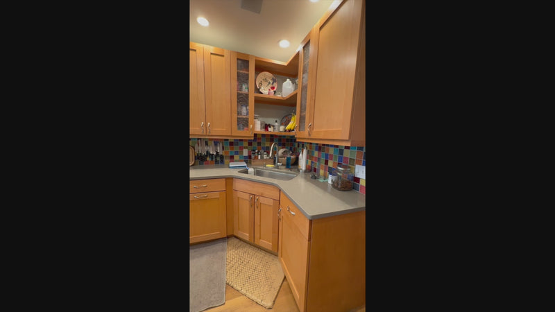 High-end showroom display complete kitchen package in transitional shaker style
