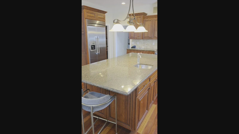 Pennville Traditional Wooden Kitchen with Granite Countertops and Thermador Appliances
