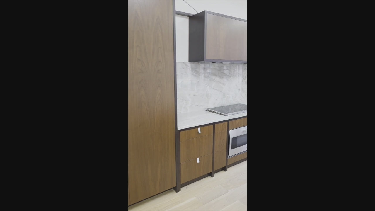 Load video: High-end flush inset cabinetry with Gaggenau appliances