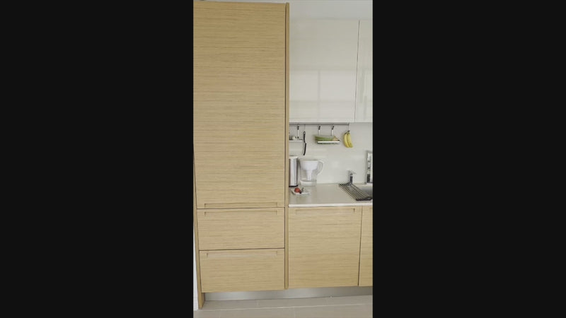 Poliform modern Italian kitchen with minimalist handle-less cabinets