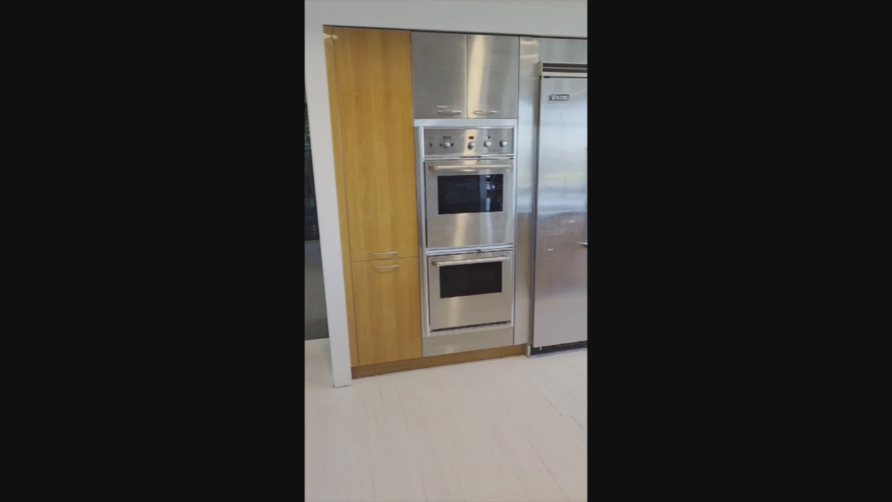 Load video: High-end minimalist Neff cabinetry in a contemporary kitchen layout