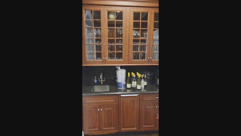 "Bordeaux Reserve" Traditional Butler’s Pantry with Sub-Zero Tall Wine Cooler