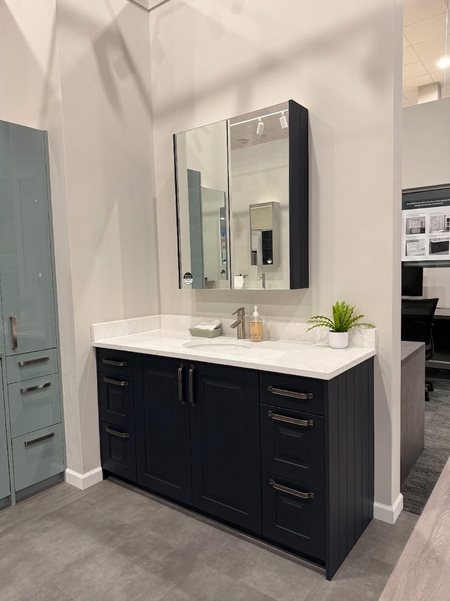 Wren East Hanover bathroom vanity display, photo 11