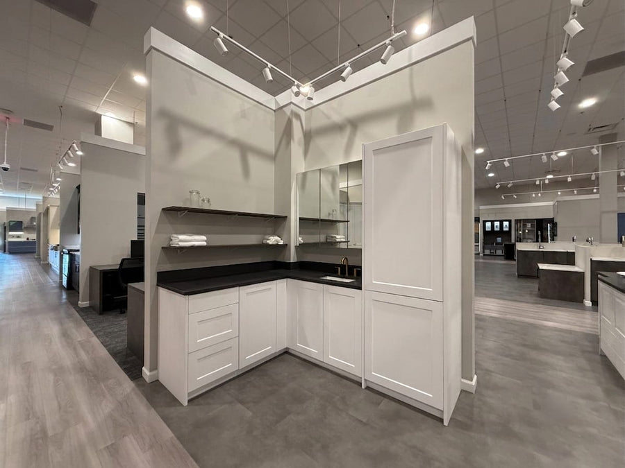 Wren East Hanover bathroom vanity display, photo 12