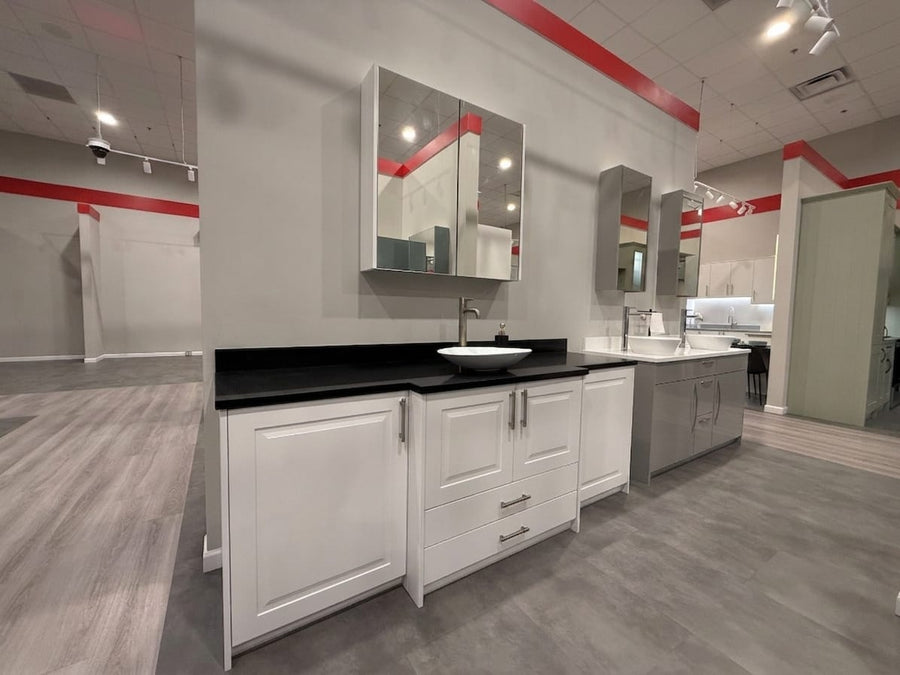 Wren East Hanover bathroom vanity display, photo 8