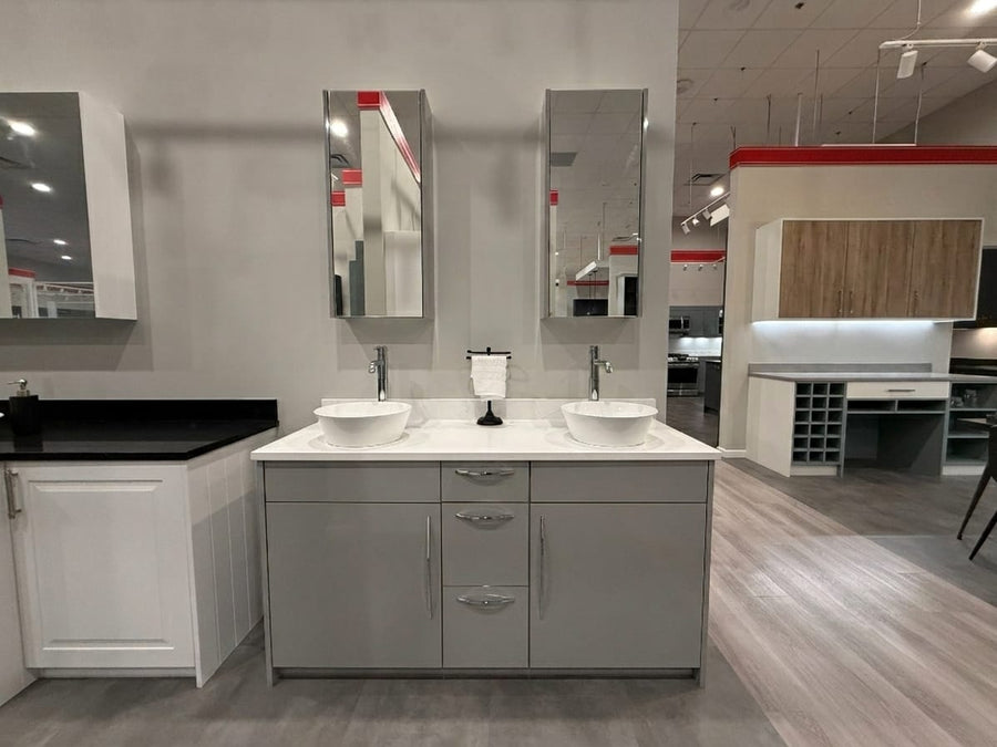 Wren East Hanover bathroom vanity display, photo 9